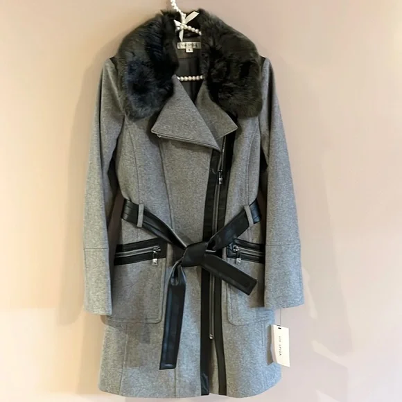 Via Spiga Wool Blend Coat